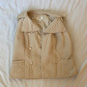 Quilted Tan Women's Vest